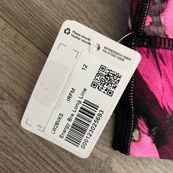 Lululemon Energy Bra Long Line Sports Bra Size 12 NWT - Picture 4 of 8